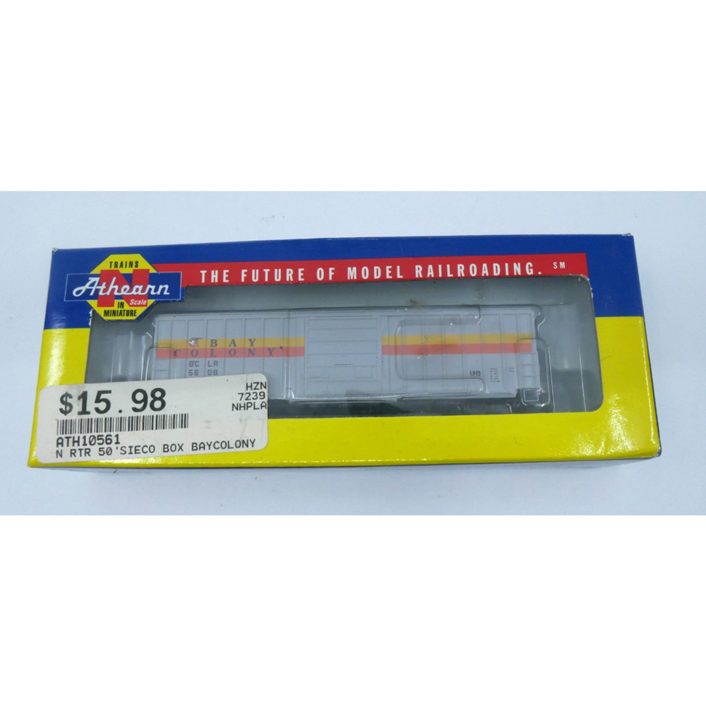 Athearn N Scale 10561 Bay Colony S.E.I.C.O 50' Single Door Box Car BCLR 5608